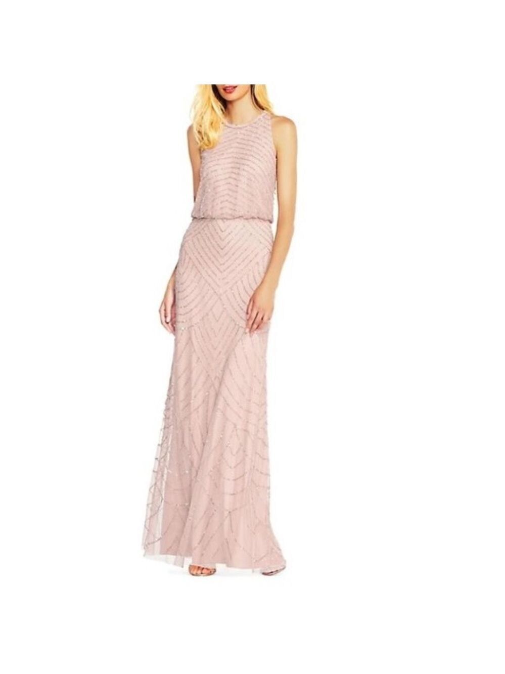 Adrianna Papell Beaded Sleeveless Gown
